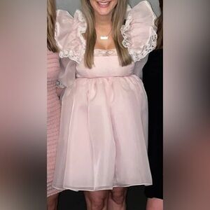 Selkie Pink Mini Dress